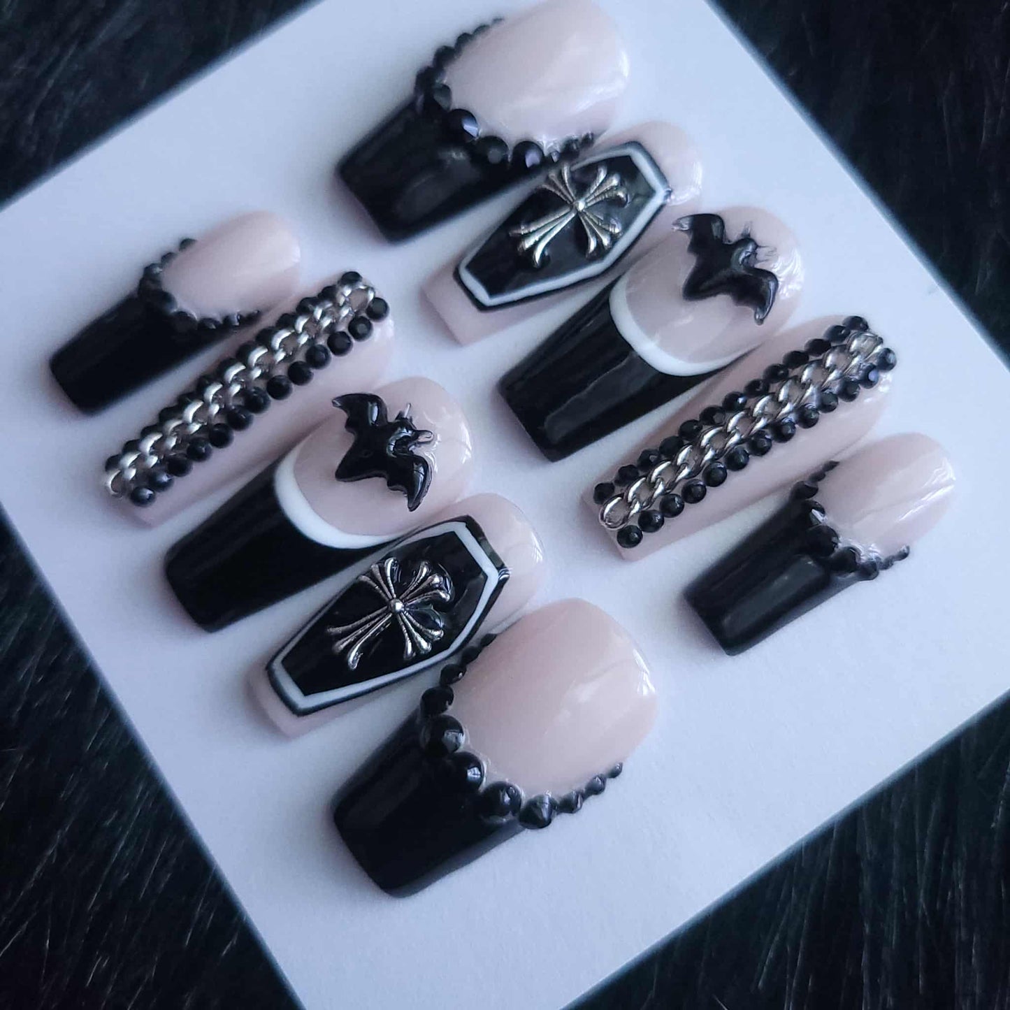 Bats and Chains, Dark Nails, Tombstone Nails