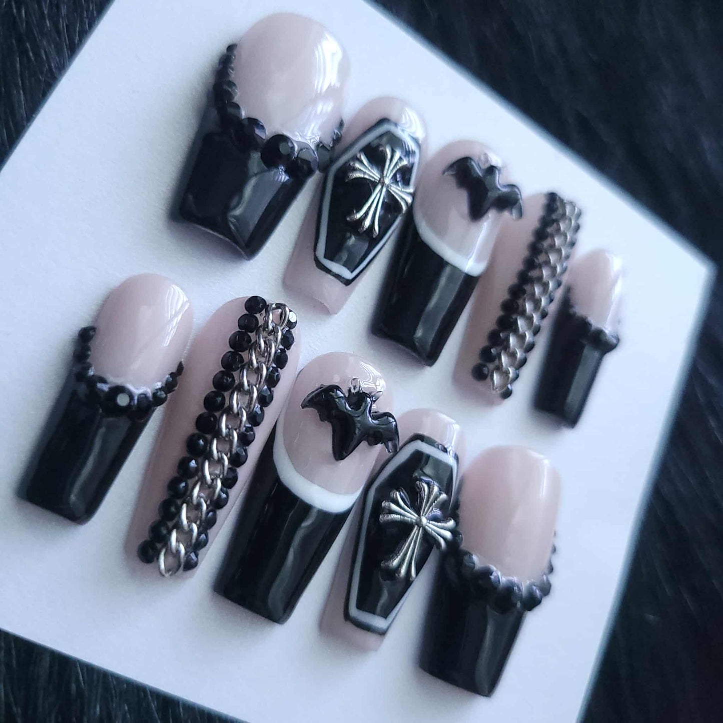Bats and Chains, Dark Nails, Tombstone Nails