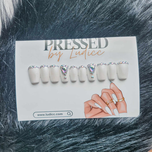 Pearl White w/Bling